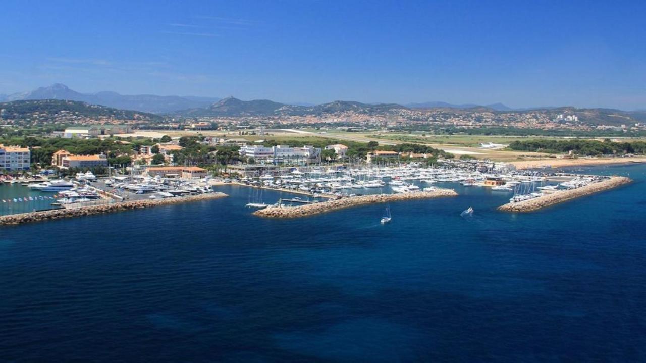 La Gavine studio vue mer Hyères Eksteriør bilde